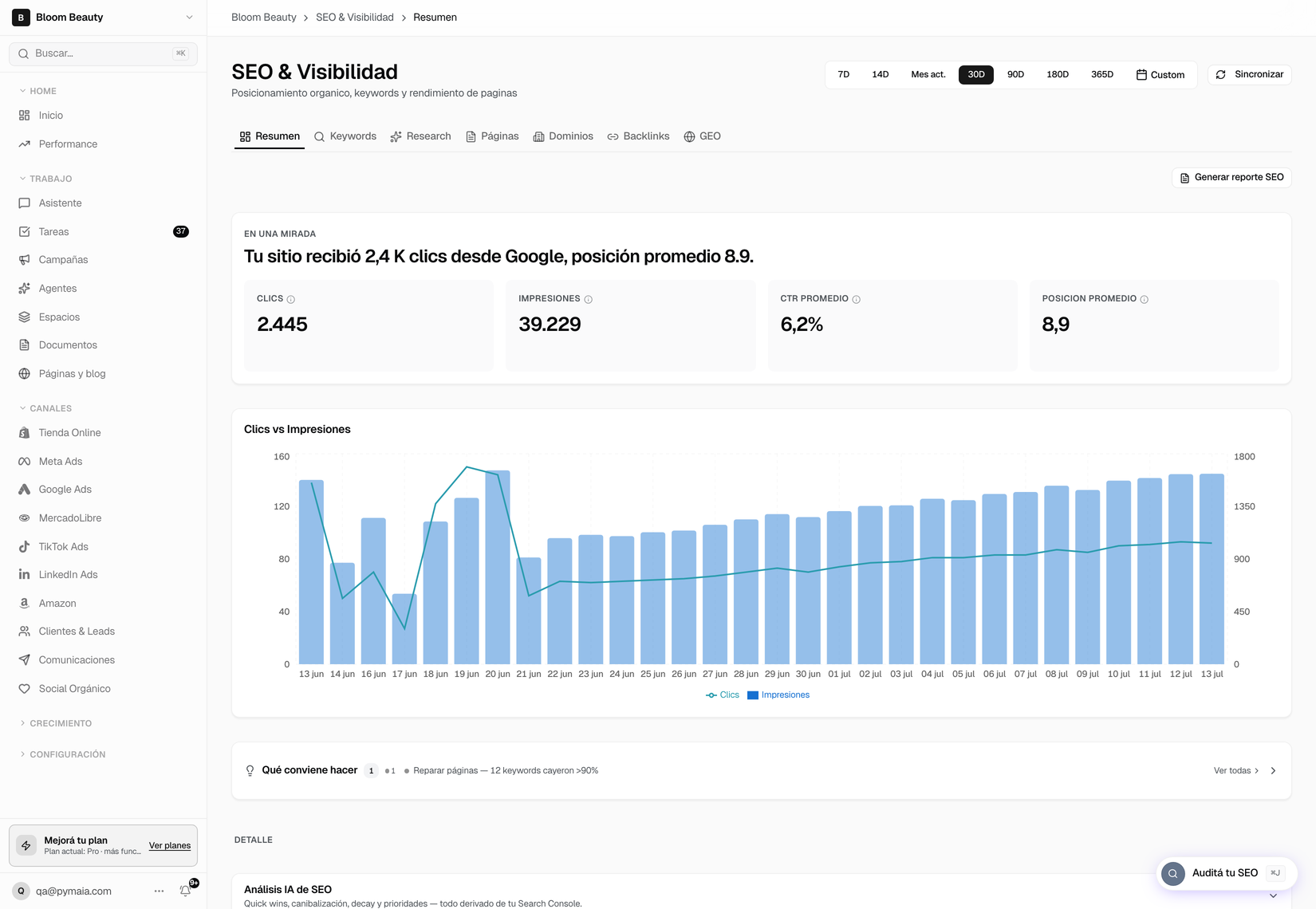SEO & Visibilidad
